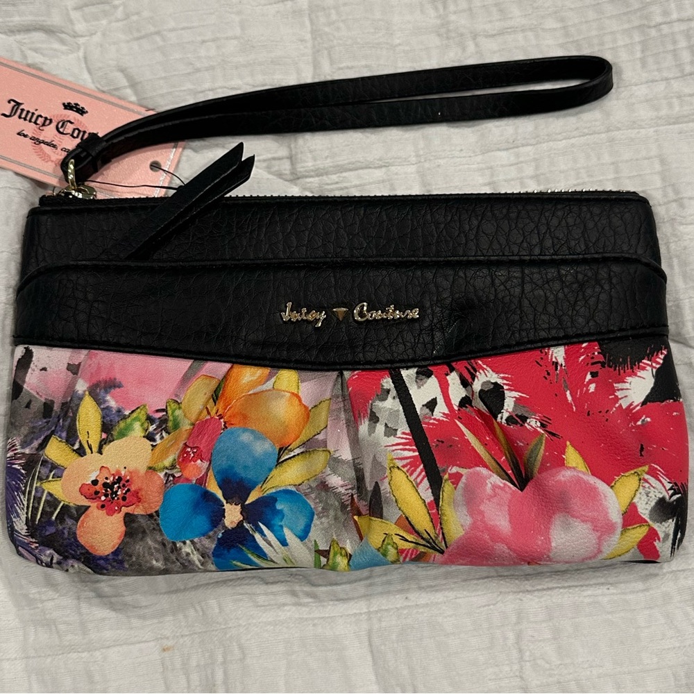 Juicy Couture Wristlet Tropical Print